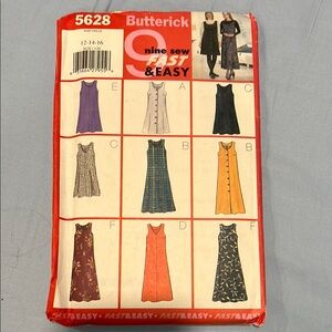 Butterick Sewing Pattern 5628